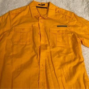 Tennessee Orange Sean John S/S Military style Button Down